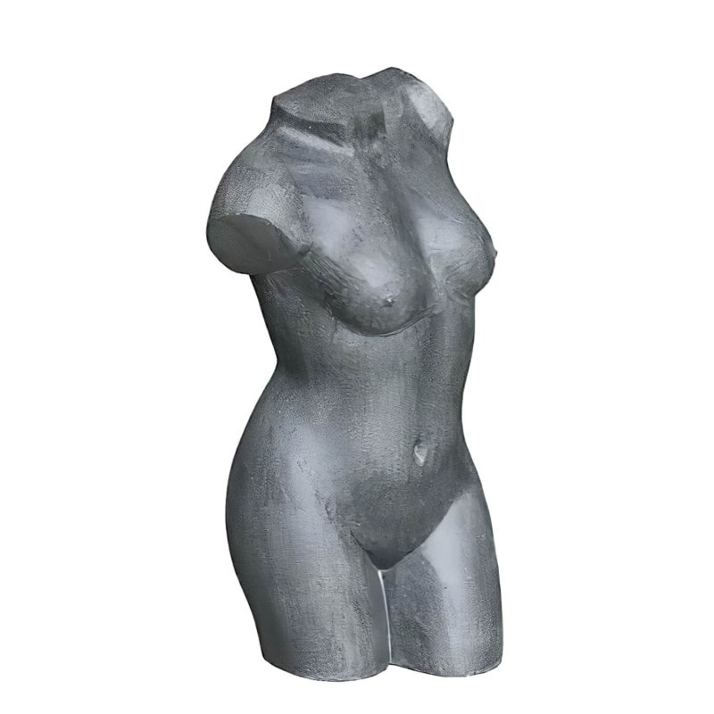 Sculpture de buste féminin en pierre pour le jardin