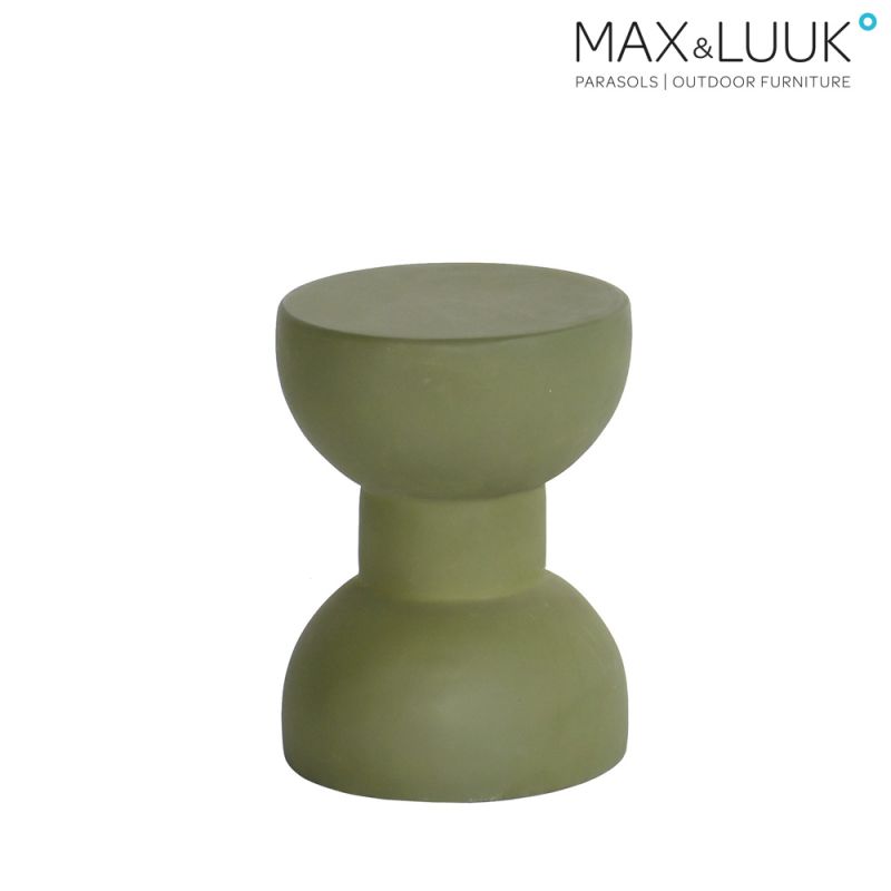 Siège de jardin vert moderne en plastique avec design élégant