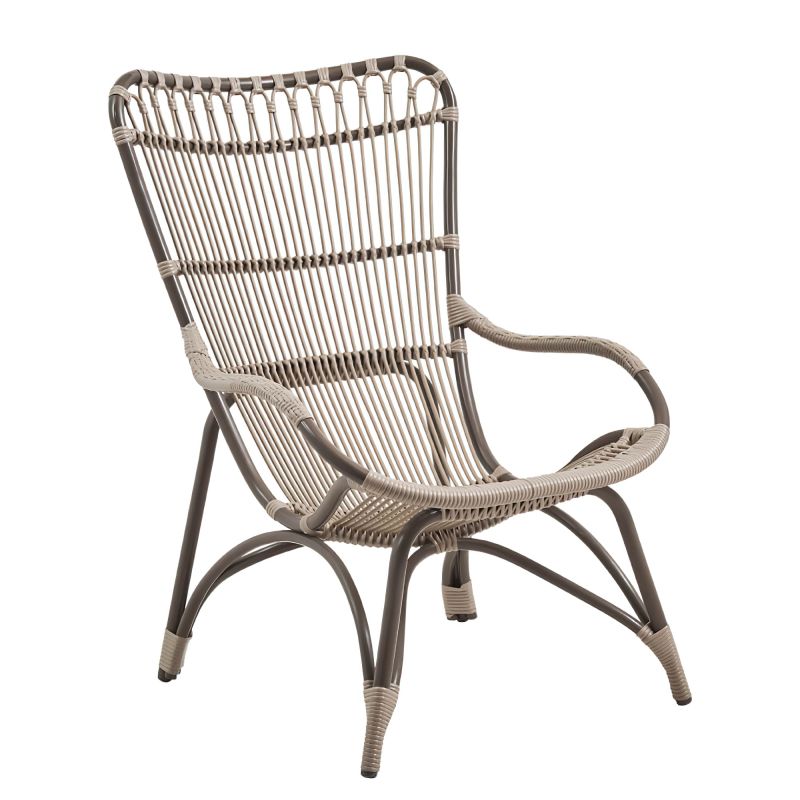 Fauteuil de jardin moderne en rotin tressé pour un mobilier de jardin confortable