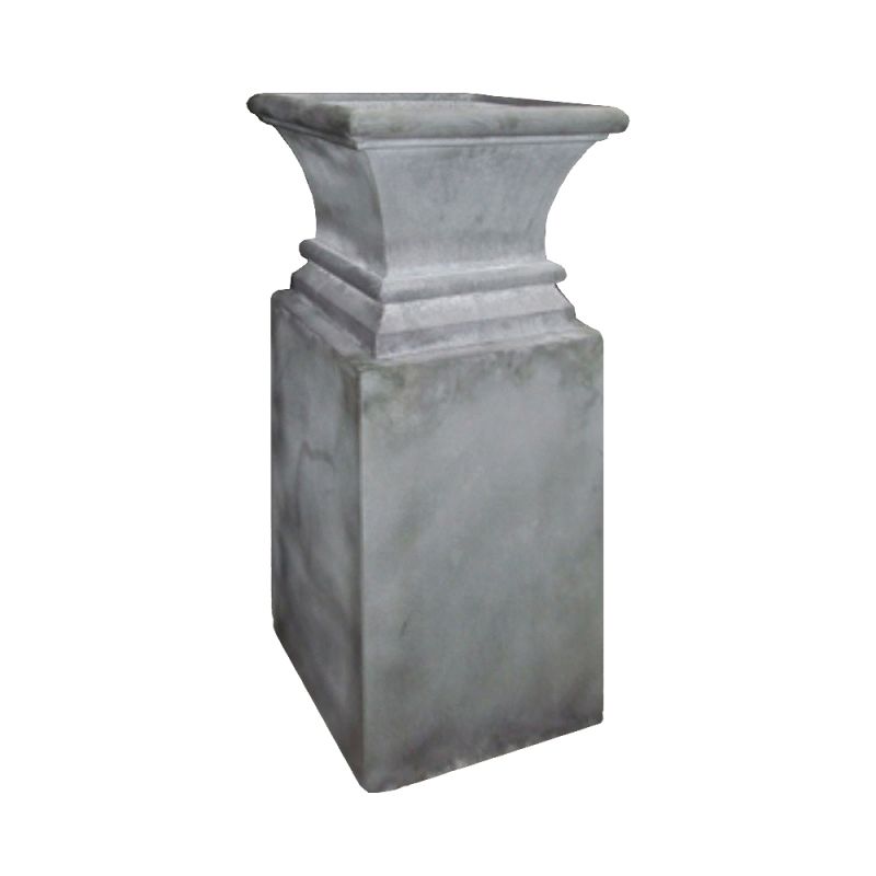 Socle massif en pierre pour colonnes de jardin, décoration extérieure idéale