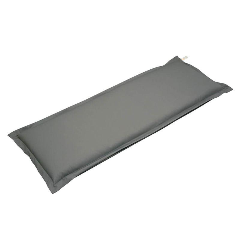 Cuscino lungo grigio adatto per panche o lettini da giardino