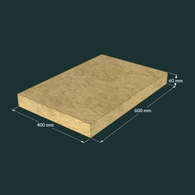 Plaque en bois mesurant 600x400x60 mm pour meubles de jardin et décoration