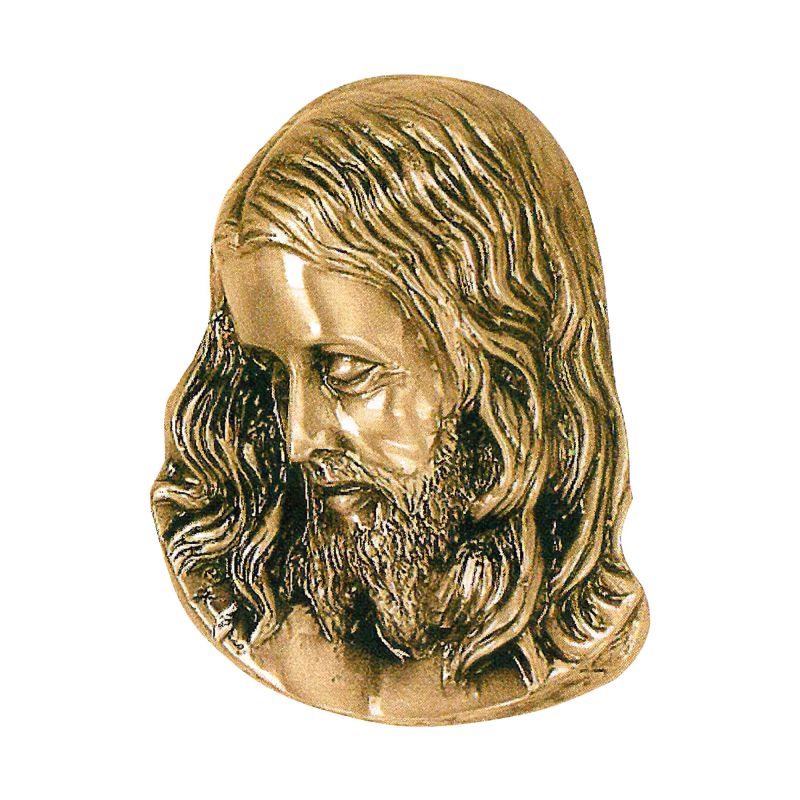 Sculpture en bronze détaillée de Jésus comme décoration de jardin